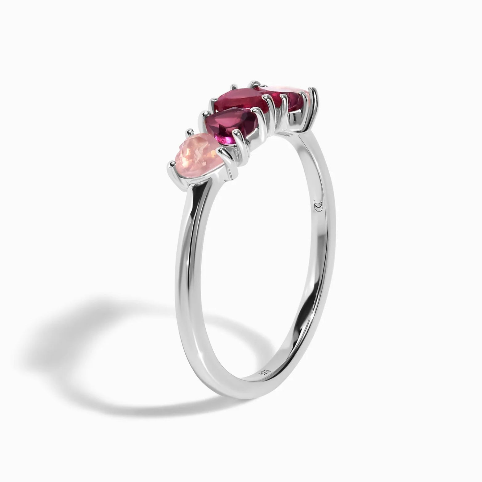 Bague quartz rose - Alma
